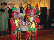 Platz 2: Familie Tato Posel als Clowns